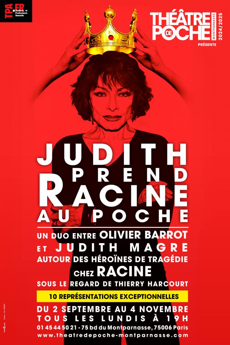 Judith prend racine au Poche – Théâtre de Poche Montparnasse