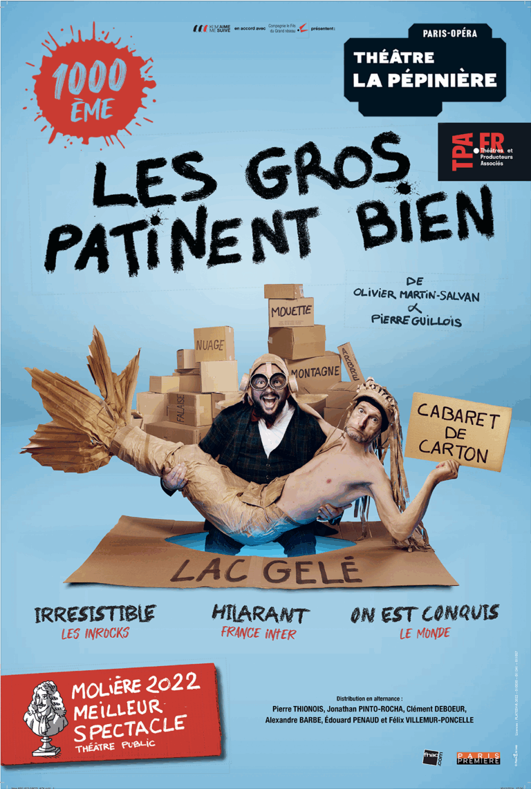 Les gros pâtinent bien – Théâtre de la pépinière