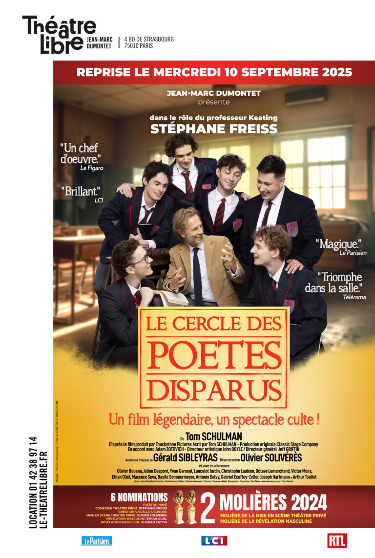 Le cercle des poètes disparus – Théâtre Libre