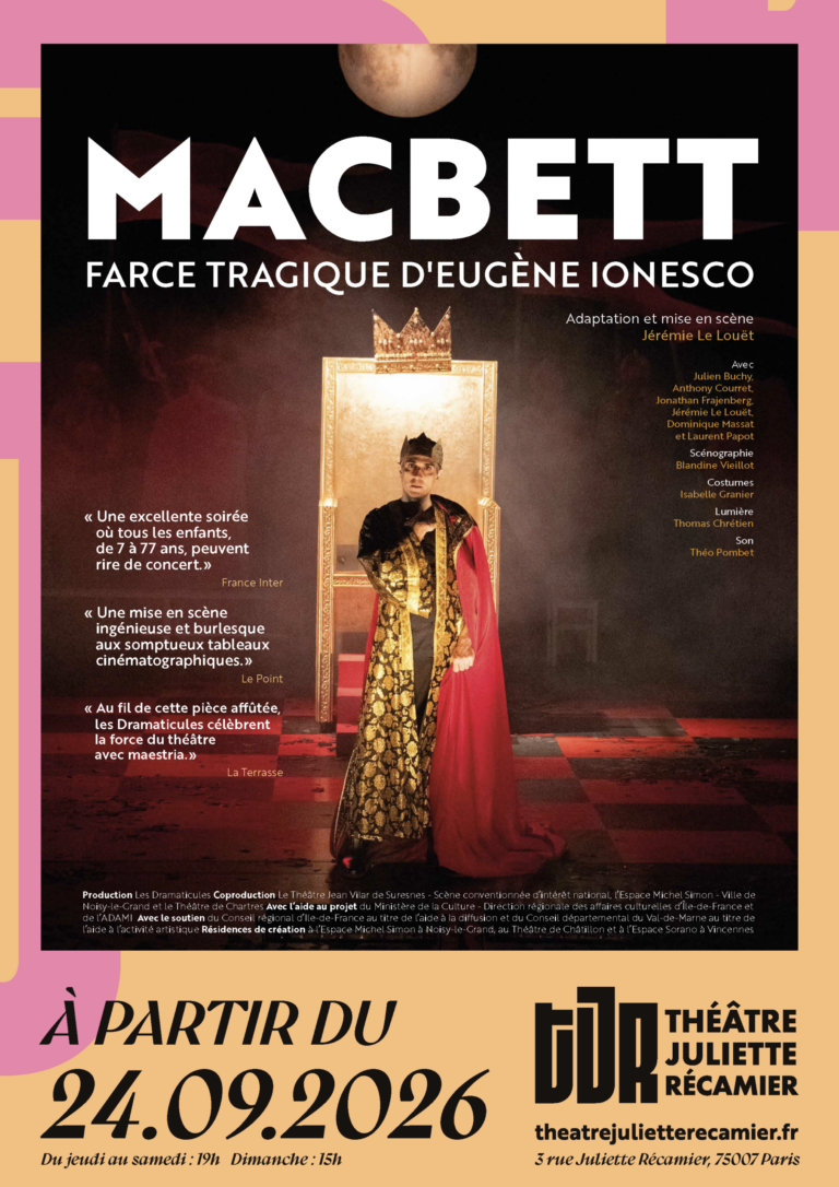 MacBett – Théâtre Juliette Récamier ❤️